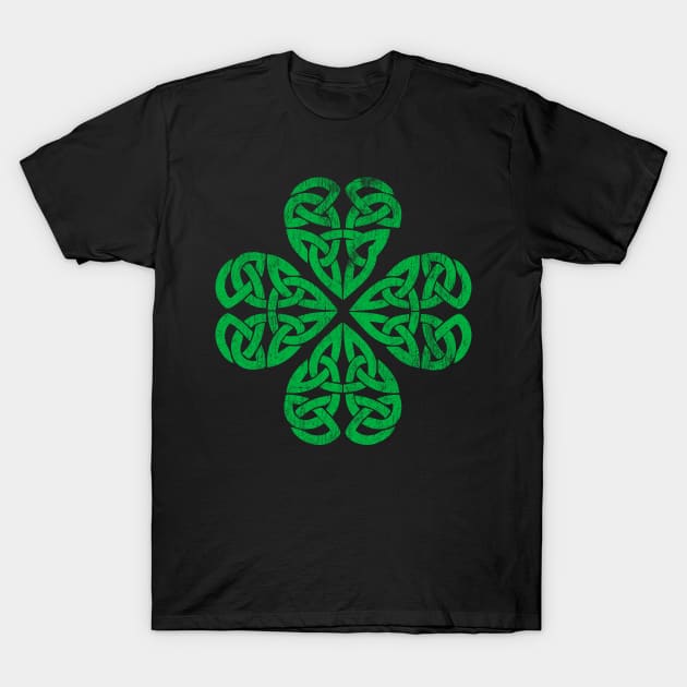 Traditional Celtic Shamrock T-Shirt by Vector Deluxe